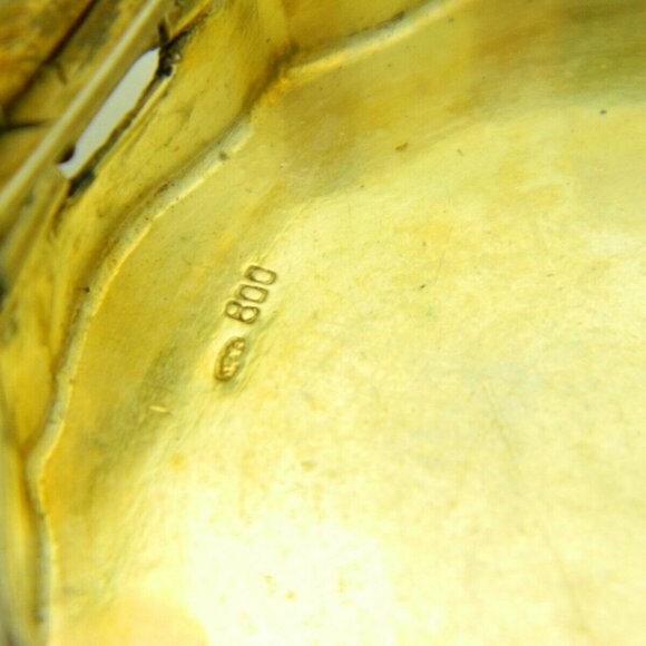 Antique Italian Miniature Enamel Courting Picnic - Picture 6 of 6